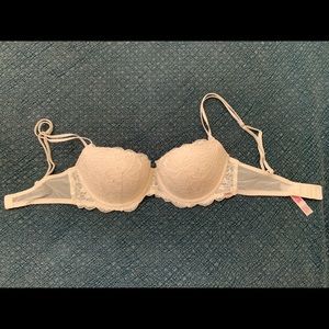 Victoria Secret White Lace Bra